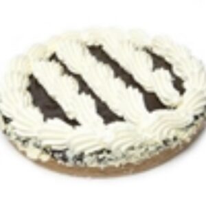 Open pruimenvlaai met slagroom middel